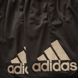 Addidas Boys' Logo Shorts l Size L (12/14) l Black